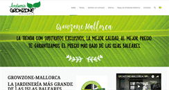Desktop Screenshot of growzone-mallorca.com