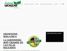 Tablet Screenshot of growzone-mallorca.com